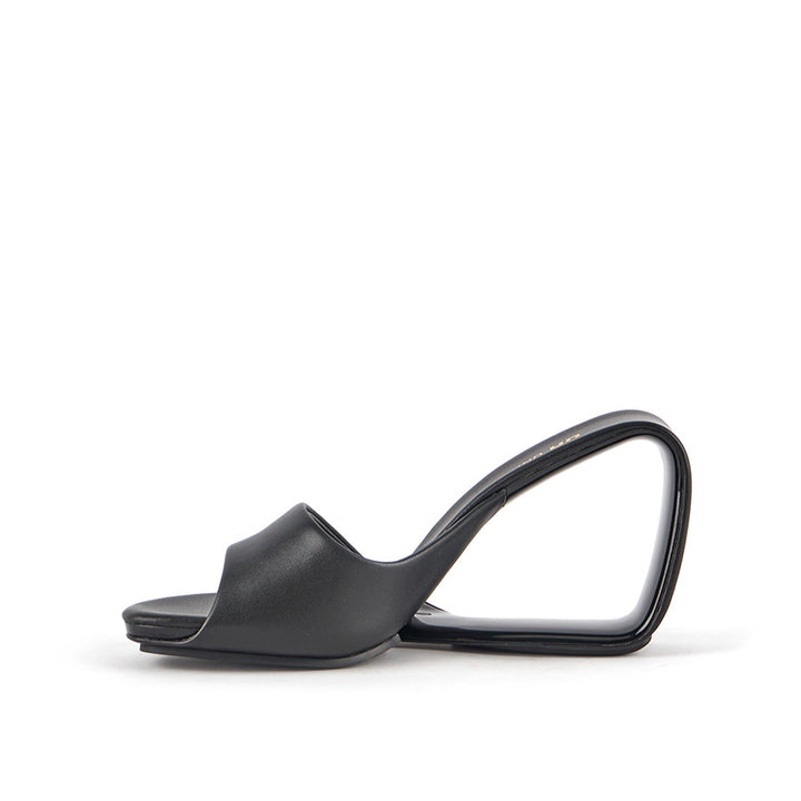 United Nude Mobius Hi Back Klapki na Obcasie Czarne