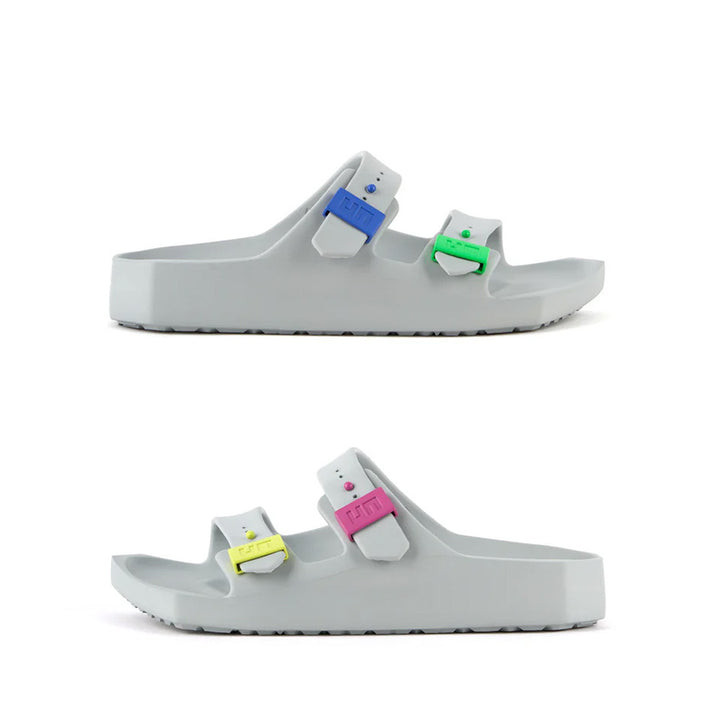 United Nude Moses Unisex Dawn Blue + Neon Flair Klapki Damskie Niebieskie