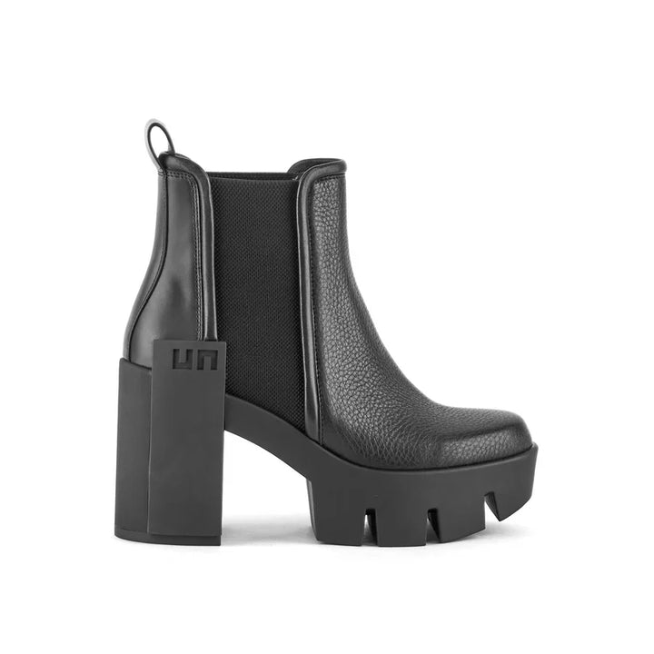 United Nude Grip Chelsea Mid III Black Botki Damskie na Obcasie Czarne
