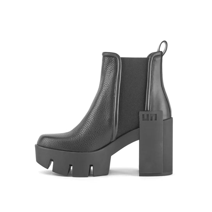 United Nude Grip Chelsea Mid III Black Botki Damskie na Obcasie Czarne