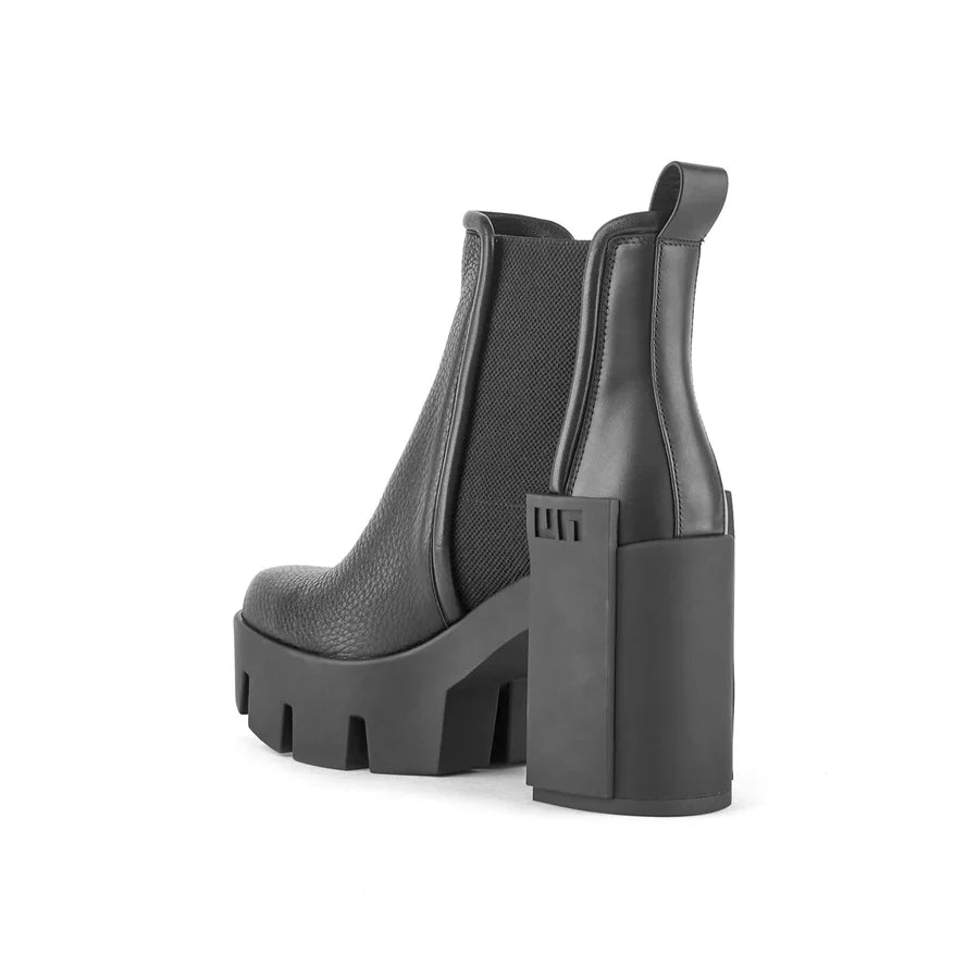 United Nude Grip Chelsea Mid III Black Botki Damskie na Obcasie Czarne