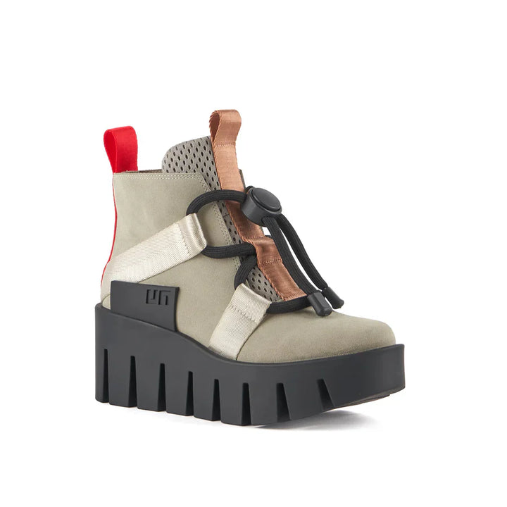 United Nude Grip Nomad Lo II Sustained Grey Botki Damskie na Platformie Szare