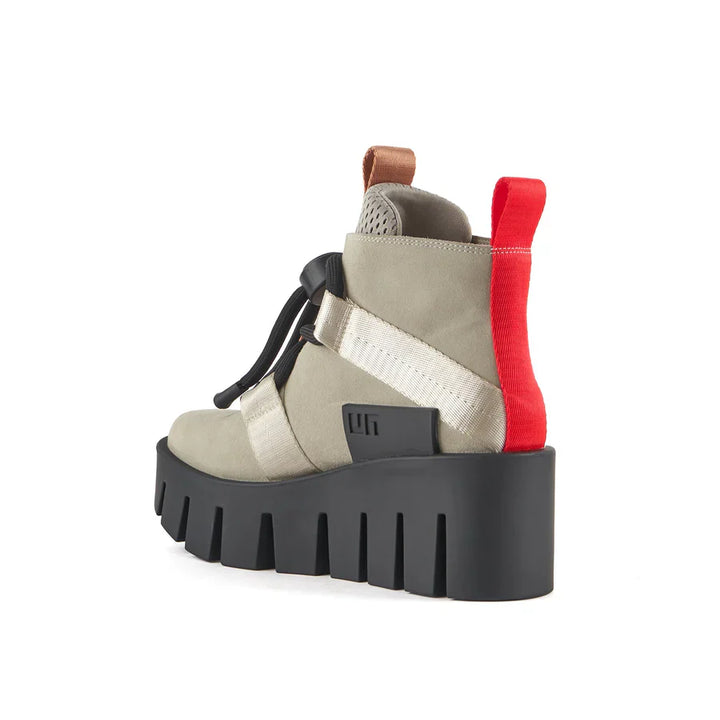 United Nude Grip Nomad Lo II Sustained Grey Botki Damskie na Platformie Szare