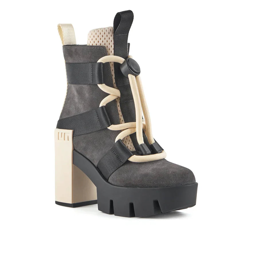 United Nude Grip Nomad Mid II Mono II Botki Damskie na Obcasie Szare