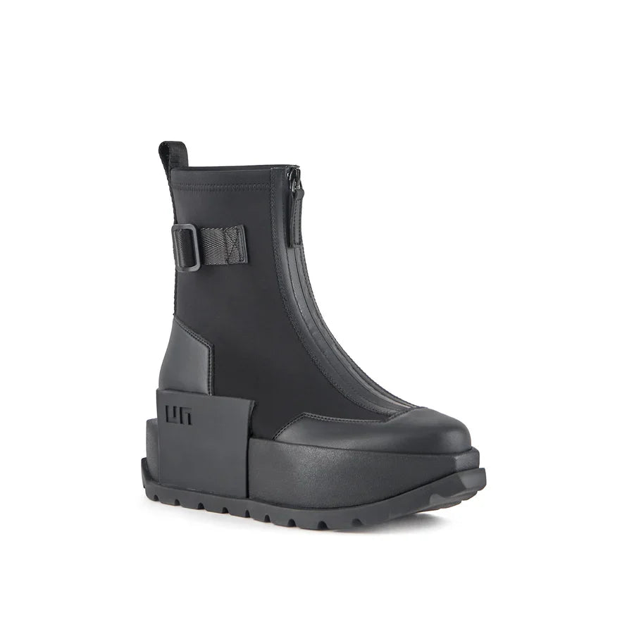 United Nude Roko Bootie II Black Botki Damskie na Platformie Czarne