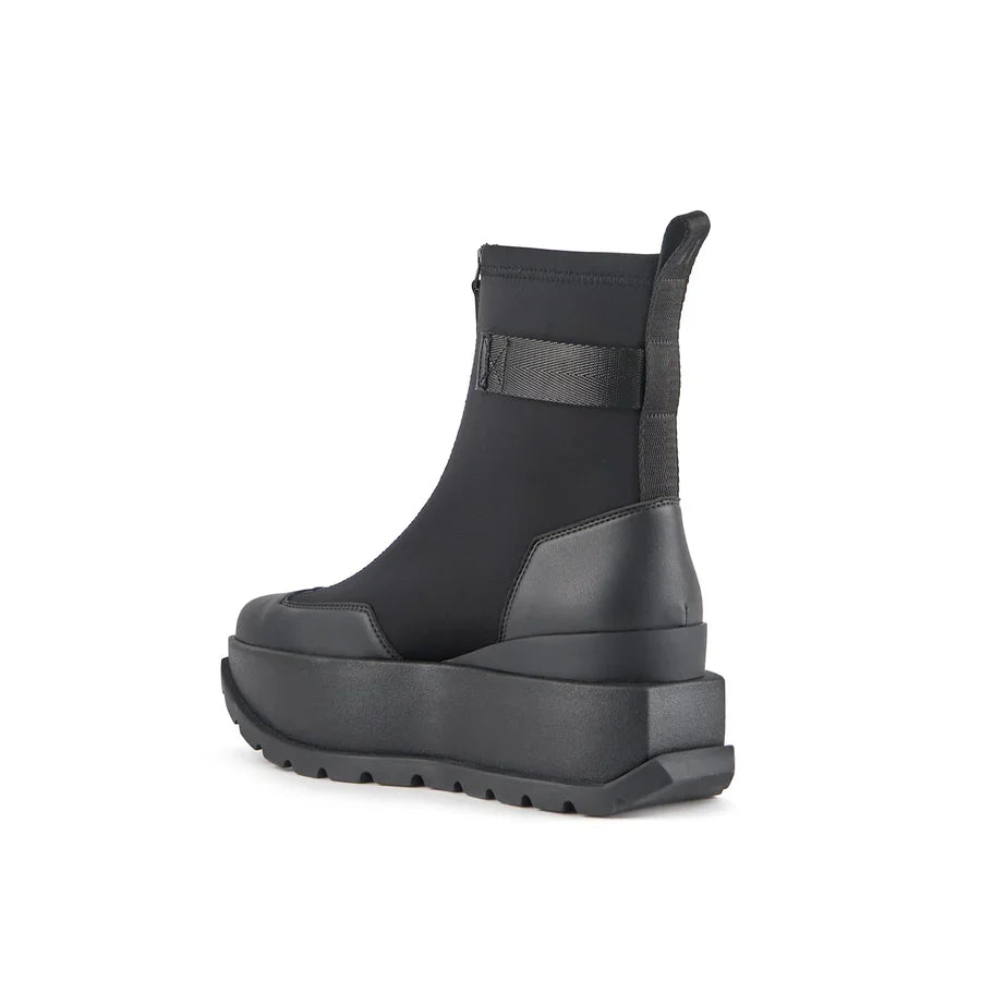 United Nude Roko Bootie II Black Botki Damskie na Platformie Czarne