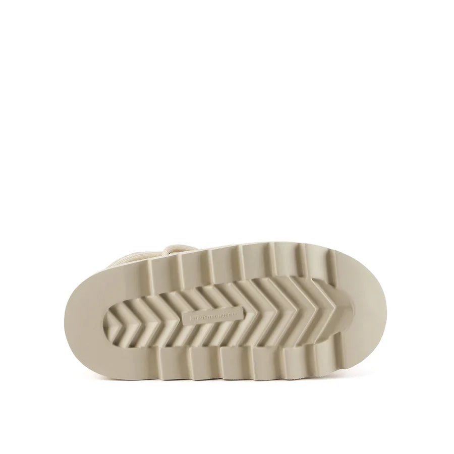 United Nude Zembla Bubble Bootie Chalk Botki Damskie Zimowe Beżowe