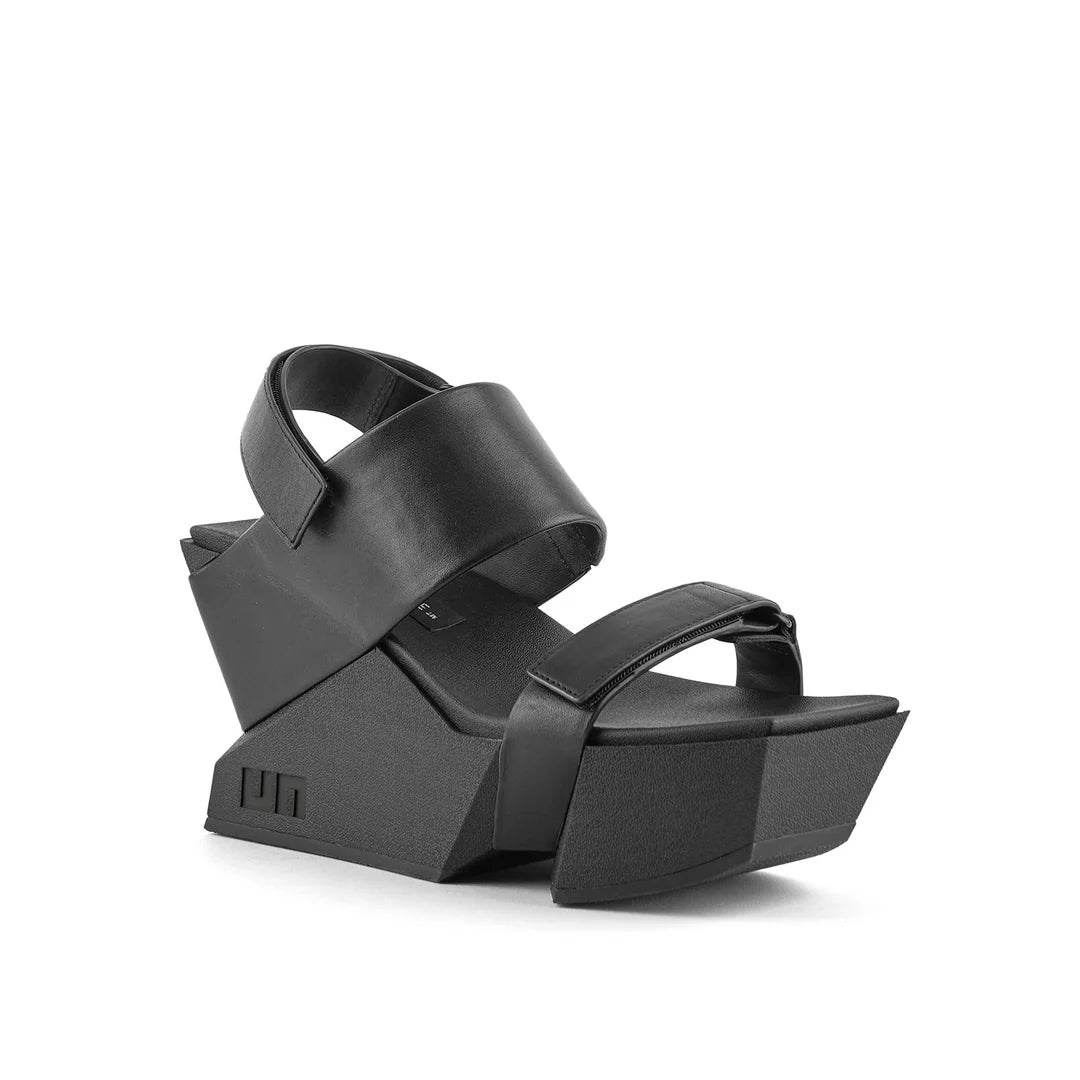 United Nude Brutt Sandal Black Sandały Damskie na Platformie Czarne