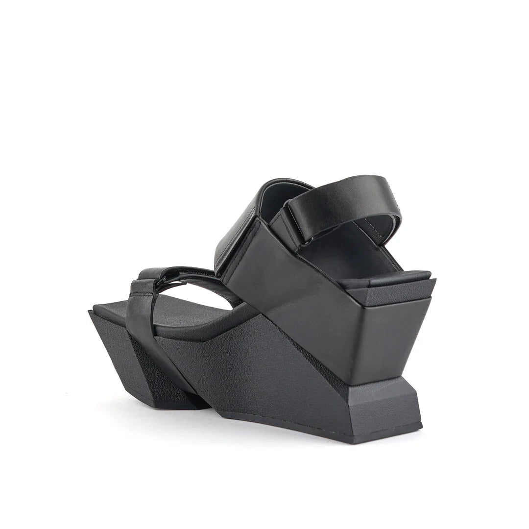 United Nude Brutt Sandal Black Sandały Damskie na Platformie Czarne