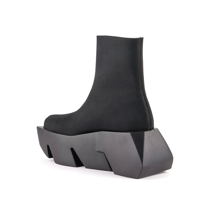 United Nude Bull Canvas Lo Mono Botki Damskie na Platformie Czarne