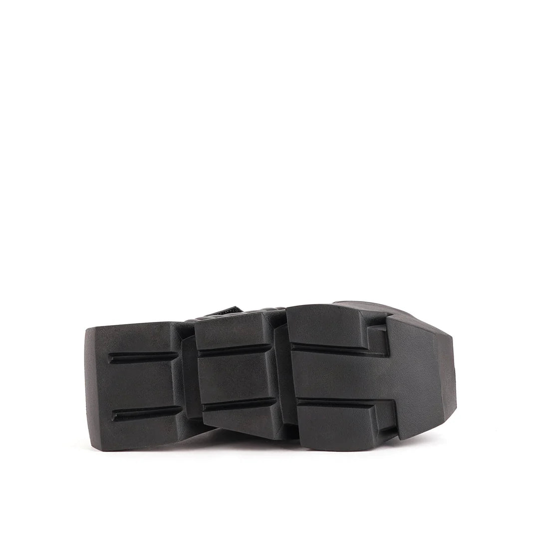 United Nude Bull Puffier Black Sandały Damskie na Platformie Czarne