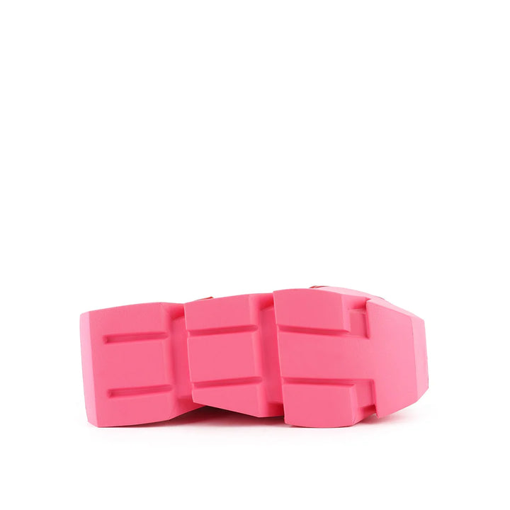 United Nude Bull Puffier Lily Sandały Damskie na Platformie Czerwone