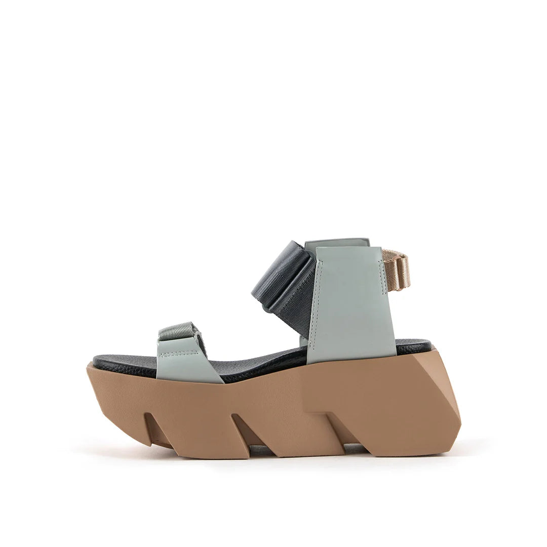 United Nude Bull Run Ore Sandały Damskie na Platformie Brązowe