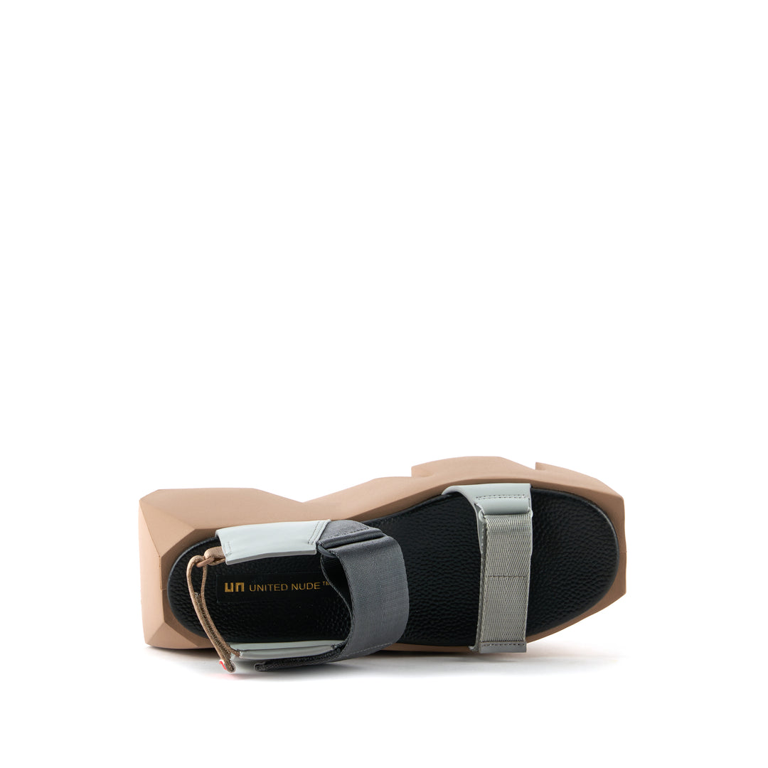 United Nude Bull Run Ore Sandały Damskie na Platformie Brązowe