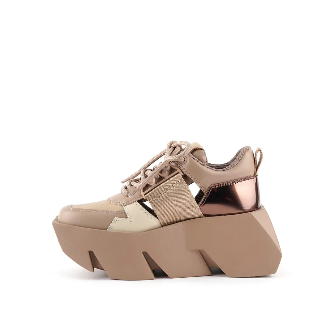 United Nude Bull Sporty Bronzite Sneakersy Damskie Brązowe