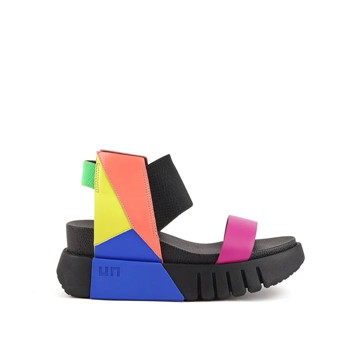 United Nude Delta 3D Sandal Neon Flair Sandały Damskie na Platformie Wielokolorowe