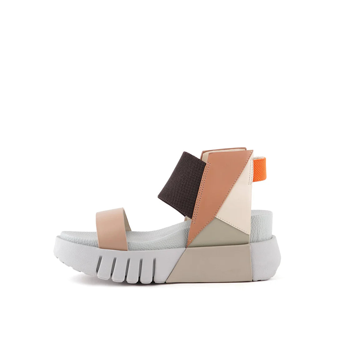 United Nude Delta 3D Sandal Sierra Sandały Damskie na Platformie Beżowe