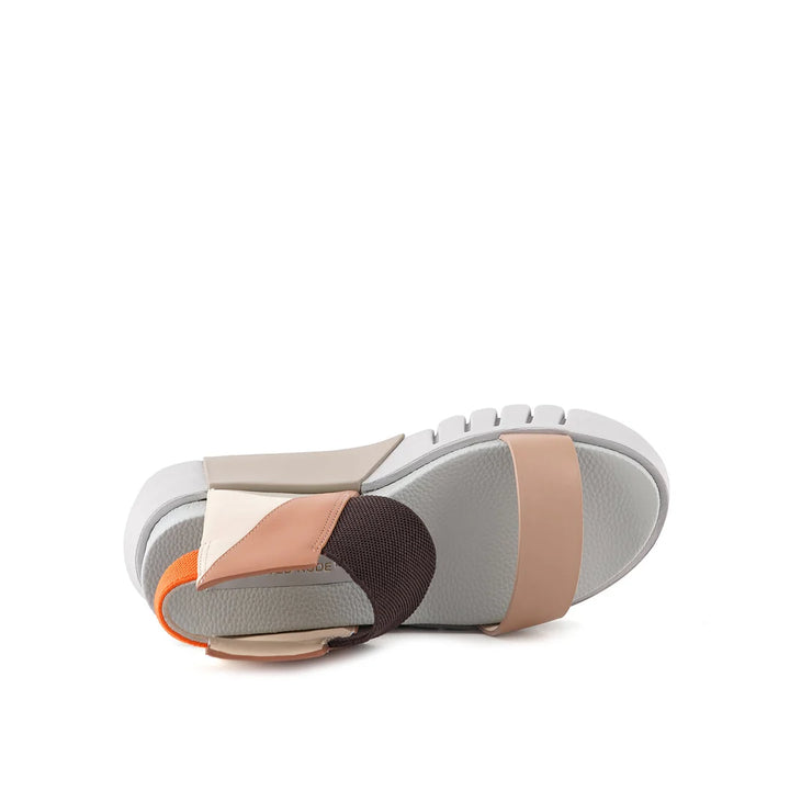 United Nude Delta 3D Sandal Sierra Sandały Damskie na Platformie Beżowe