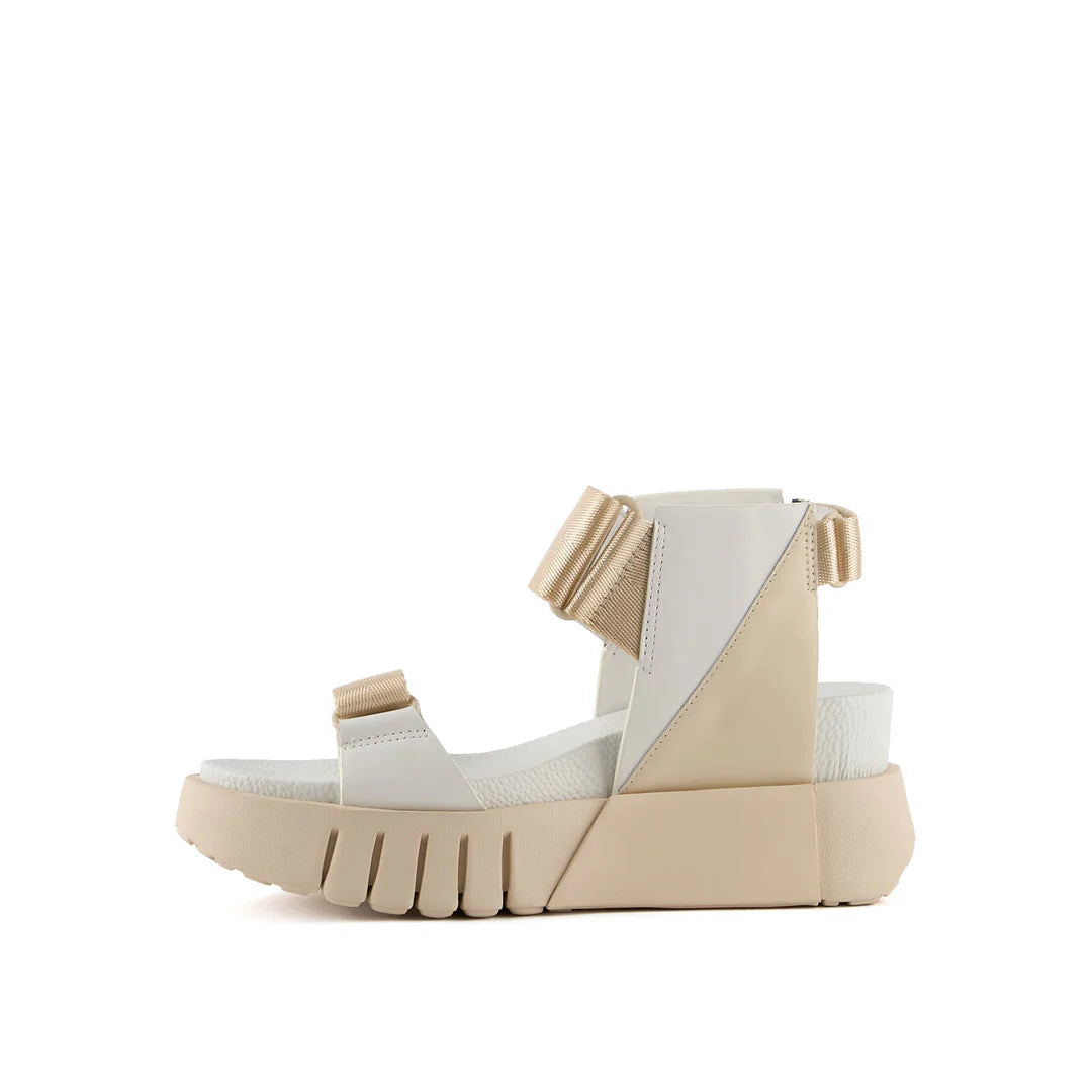 United Nude Delta Run Chalk Sandały Damskie na Platformie Beżowe