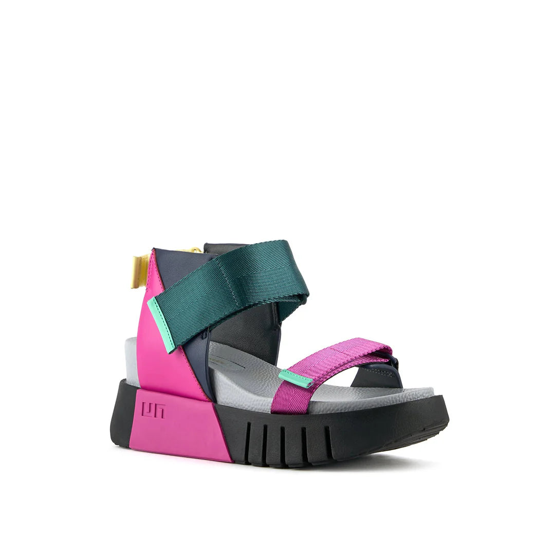 United Nude Delta Run Fuchsion Sandały Damskie na Platformie Wielokolorowe
