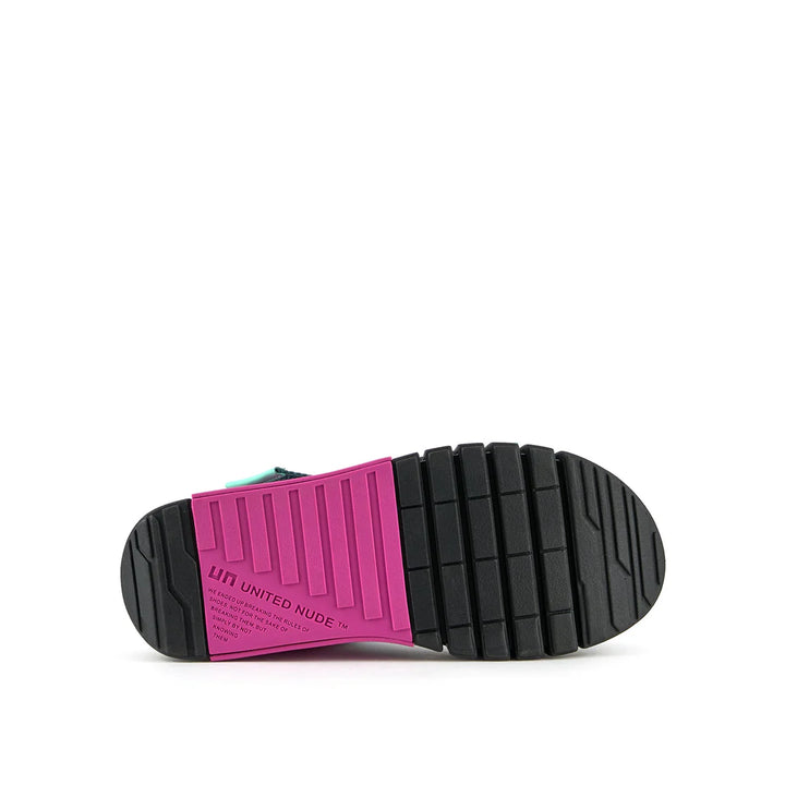 United Nude Delta Run Fuchsion Sandały Damskie na Platformie Wielokolorowe