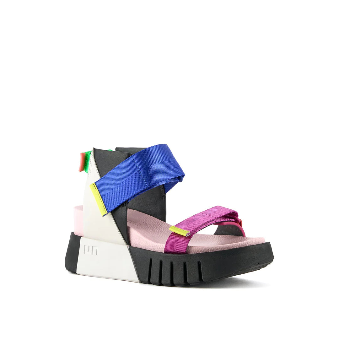 United Nude Delta Run Neon Flair Sandały Damskie na Platformie  Wielokolorowe