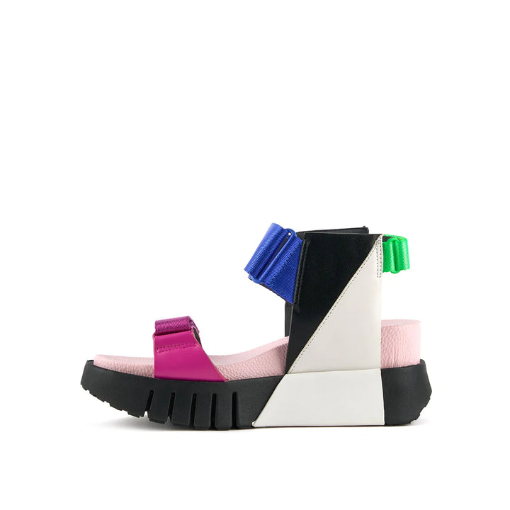 United Nude Delta Run Neon Flair Sandały Damskie na Platformie  Wielokolorowe