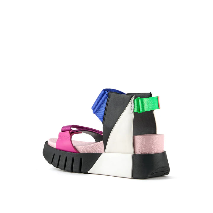United Nude Delta Run Neon Flair Sandały Damskie na Platformie  Wielokolorowe