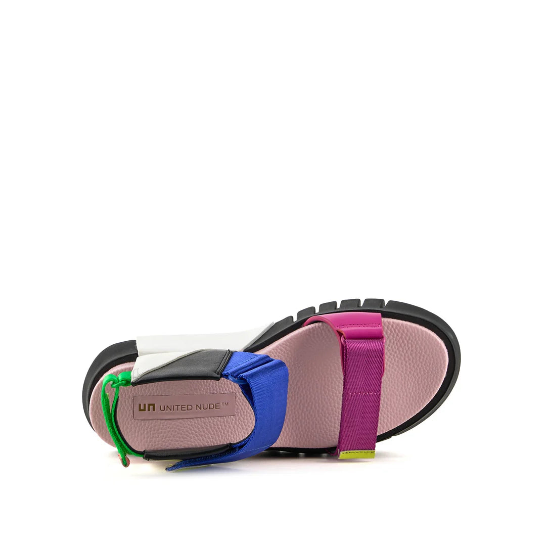 United Nude Delta Run Neon Flair Sandały Damskie na Platformie  Wielokolorowe