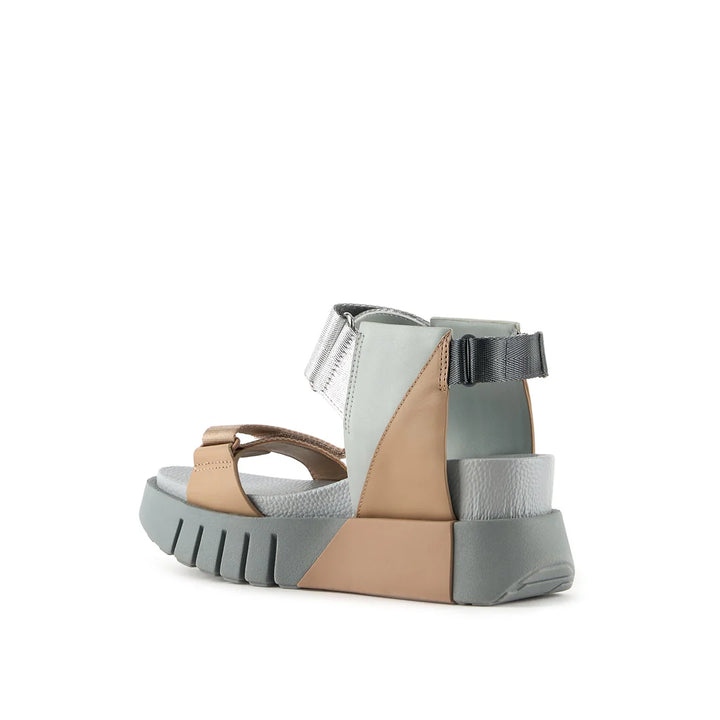 United Nude Delta Run Ore Sandały Damskie na Platformie Szare