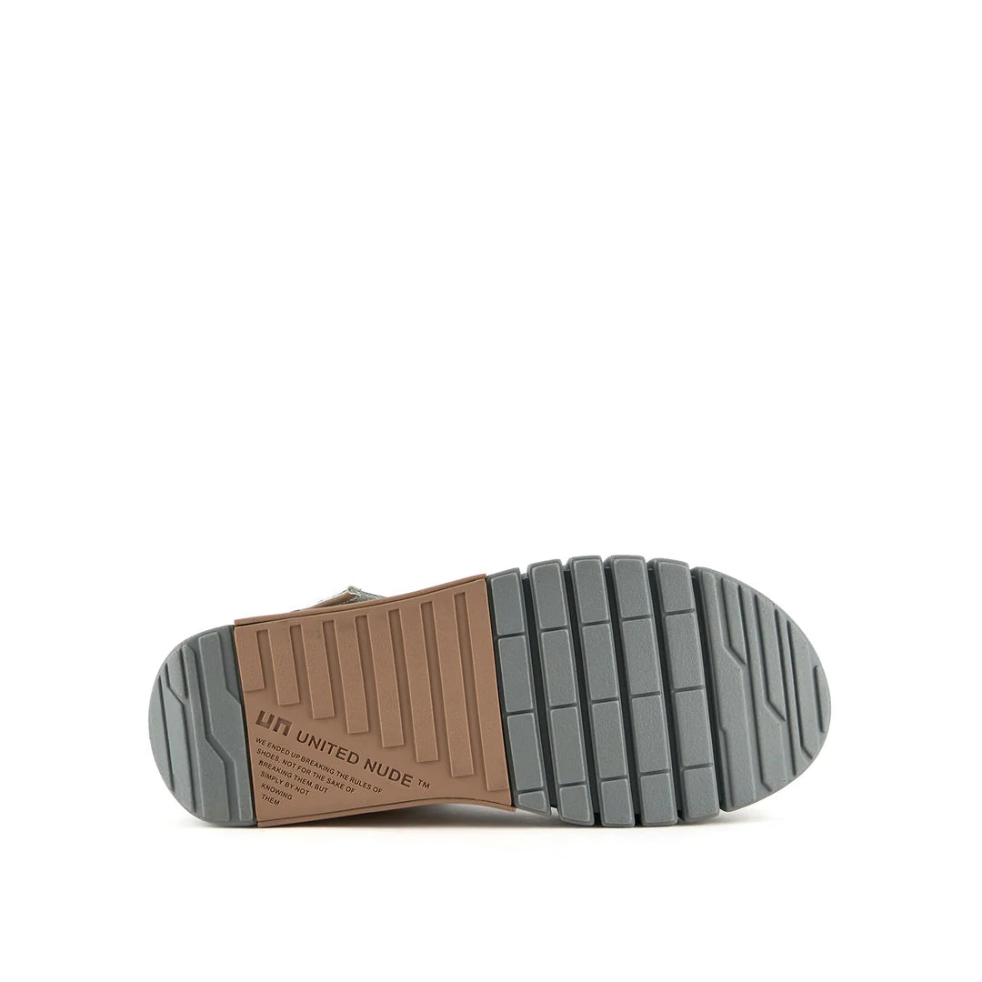 United Nude Delta Run Ore Sandały Damskie na Platformie Szare