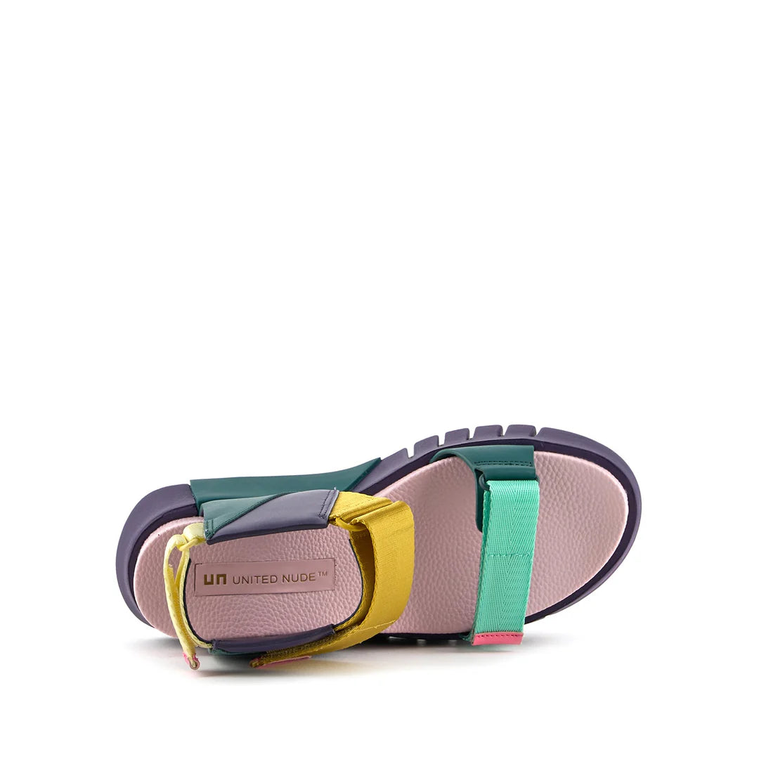 United Nude Delta Run Summer Hues Sandały Damskie na Platformie Wielokolorowe