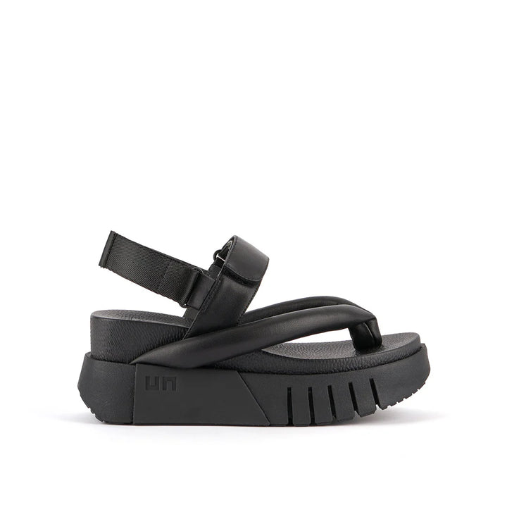 United Nude Delta Tong Black Sandały Damskie Czarne