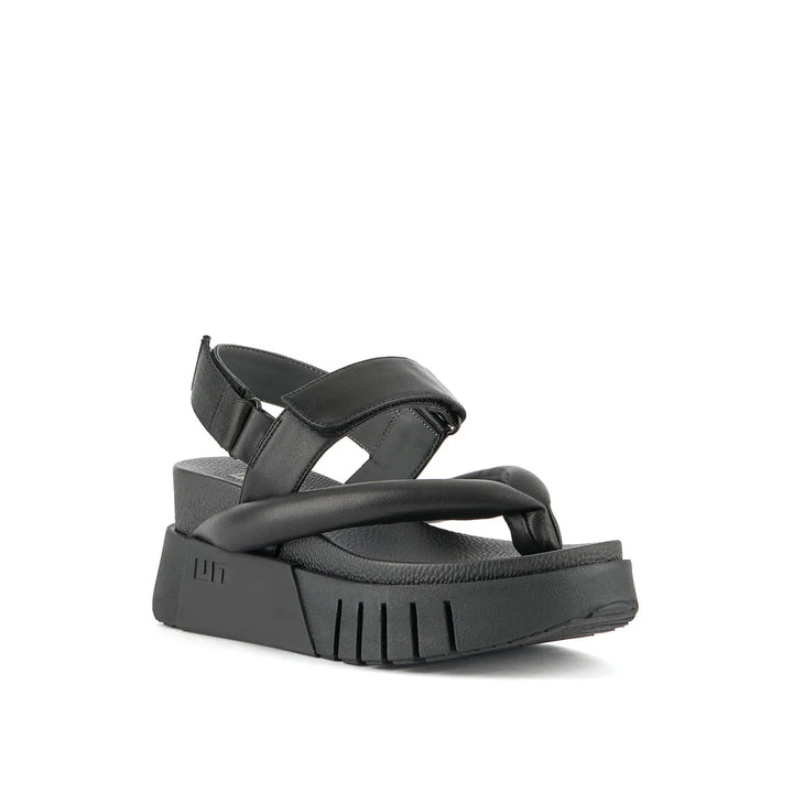 United Nude Delta Tong Black Sandały Damskie Czarne