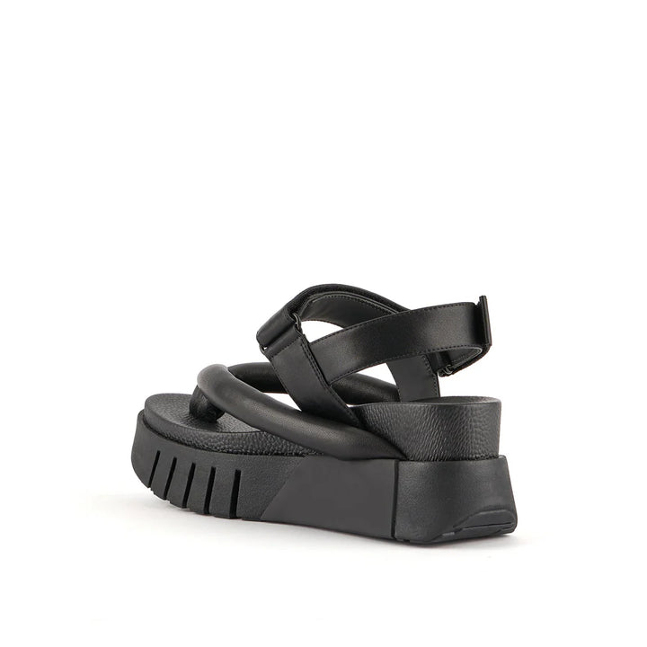 United Nude Delta Tong Black Sandały Damskie Czarne