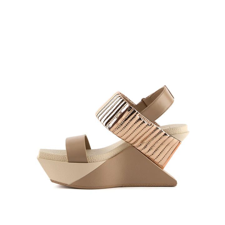 United Nude Delta Wedge Puffier Rose Sandały Damskie na Platformie