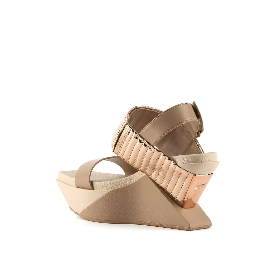 United Nude Delta Wedge Puffier Rose Sandały Damskie na Platformie
