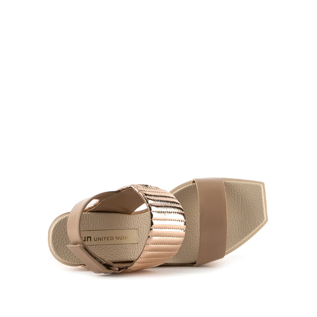 United Nude Delta Wedge Puffier Rose Sandały Damskie na Platformie
