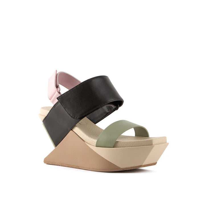 United Nude Delta Wedge Sandal Blossom Sandały Damskie na Platformie Beżowe