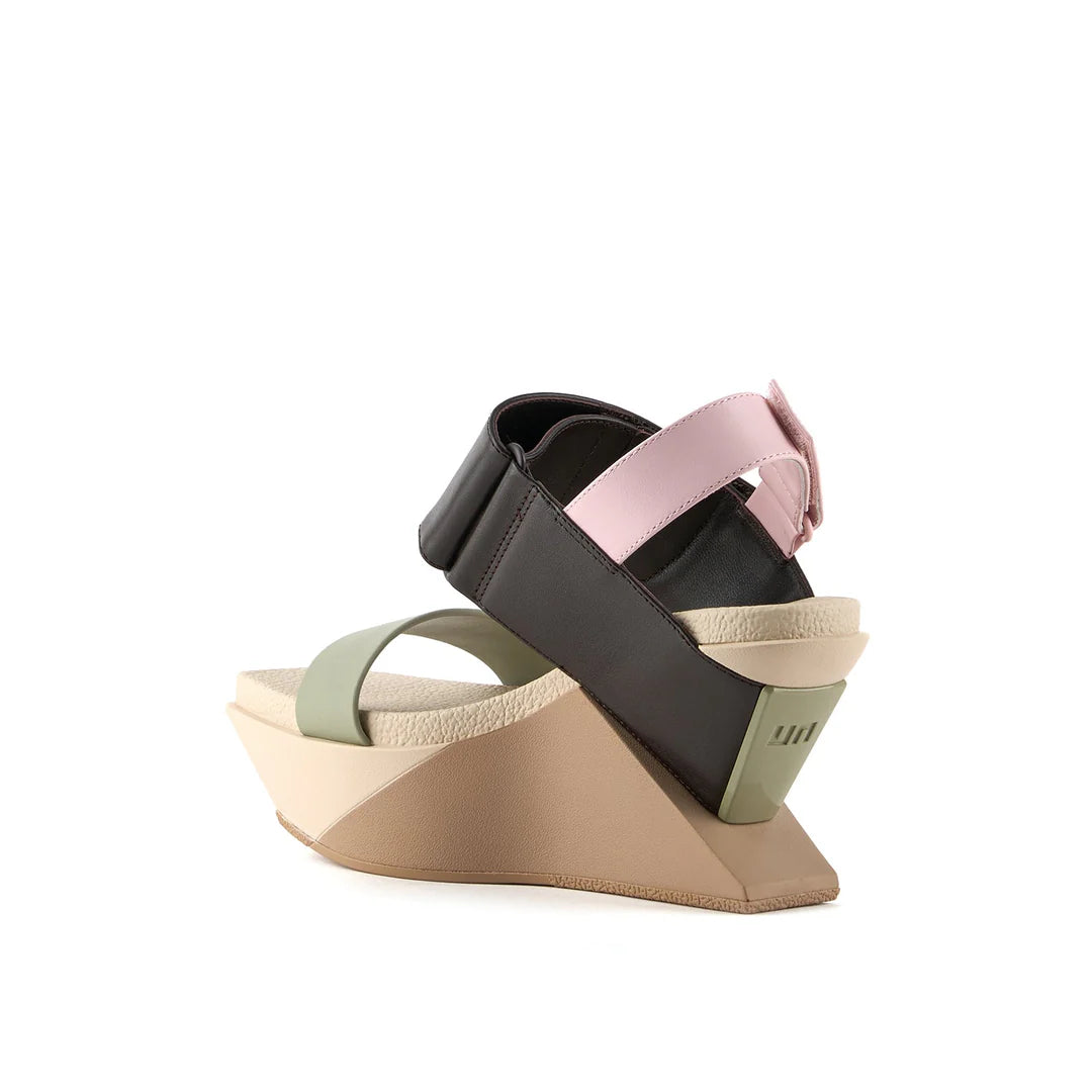 United Nude Delta Wedge Sandal Blossom Sandały Damskie na Platformie Beżowe