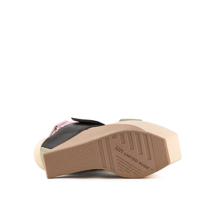 United Nude Delta Wedge Sandal Blossom Sandały Damskie na Platformie Beżowe