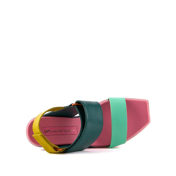 United Nude Delta Wedge Sandal Summer Hues Sandały Damskie na Platformie Wielokolorowe