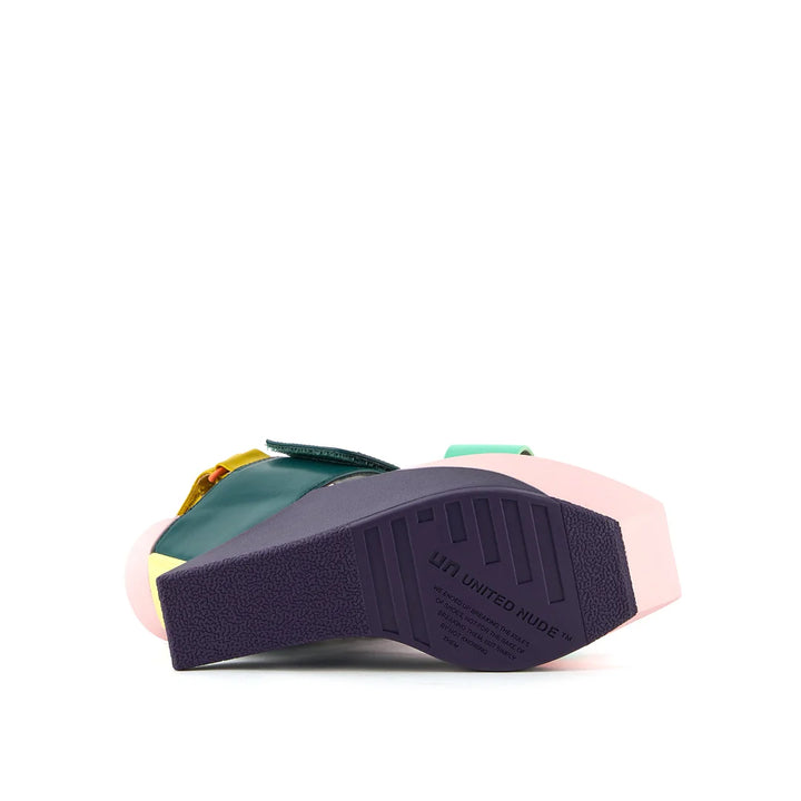 United Nude Delta Wedge Sandal Summer Hues Sandały Damskie na Platformie Wielokolorowe