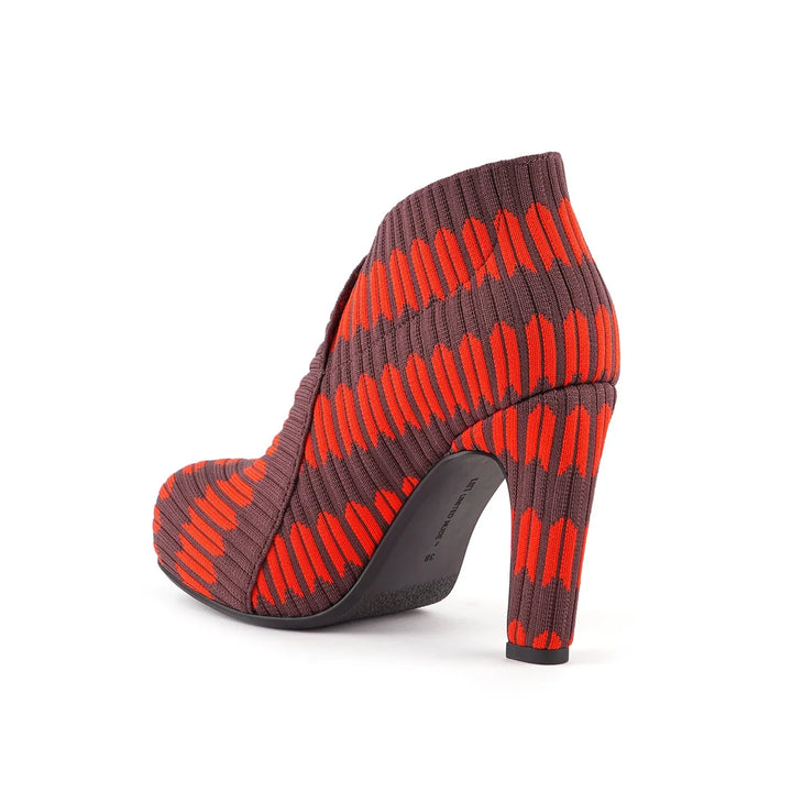 United Nude Fold Hi II Cherry Mix Buty Damskie na Obcasie Czerwone