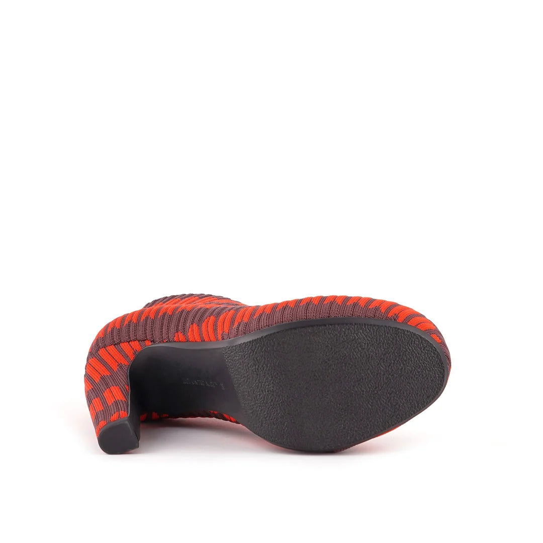 United Nude Fold Hi II Cherry Mix Buty Damskie na Obcasie Czerwone