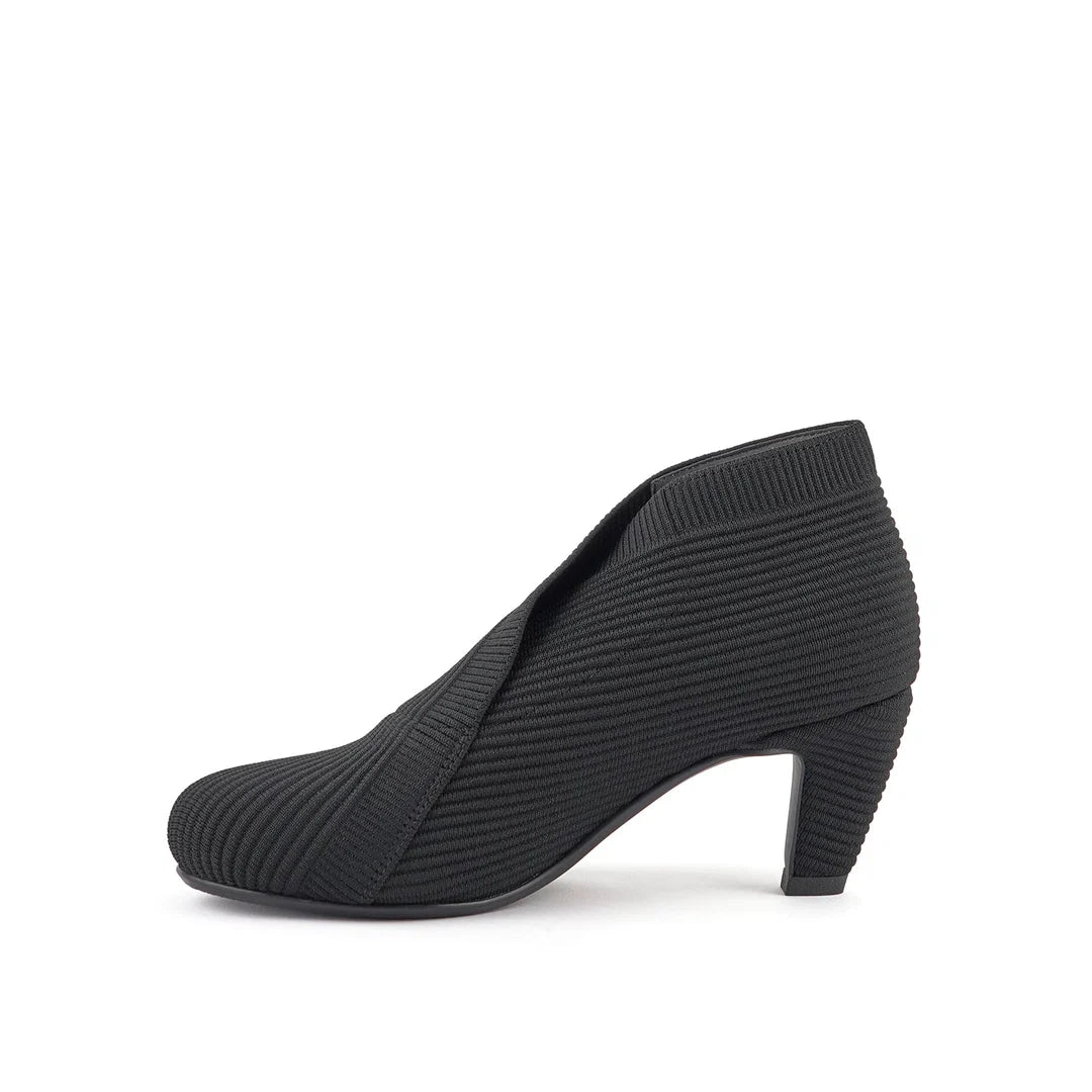 United Nude Fold Mid Black Knit II Buty Damskie na Obcasie Czarne