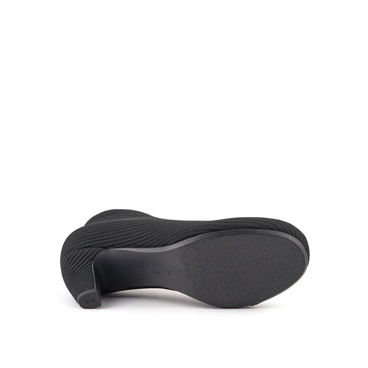 United Nude Fold Mid Black Knit II Buty Damskie na Obcasie Czarne