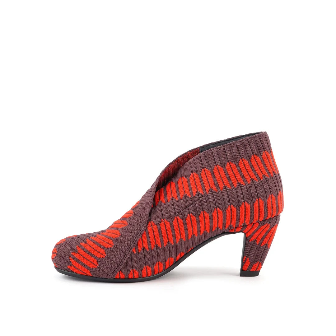 United Nude Fold Mid Cherry Mix Buty Damskie na Obcasie Czerwone
