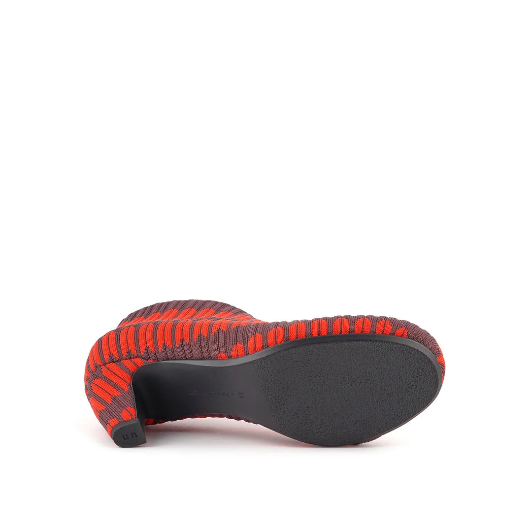 United Nude Fold Mid Cherry Mix Buty Damskie na Obcasie Czerwone