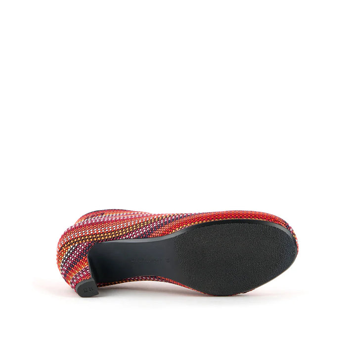 United Nude Fold Mid Fire Mix Buty Damskie na Obcasie Czerwone